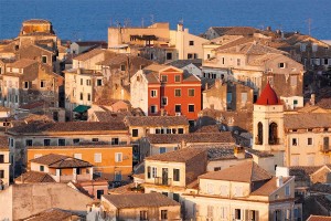 Corfu Town Aerial View